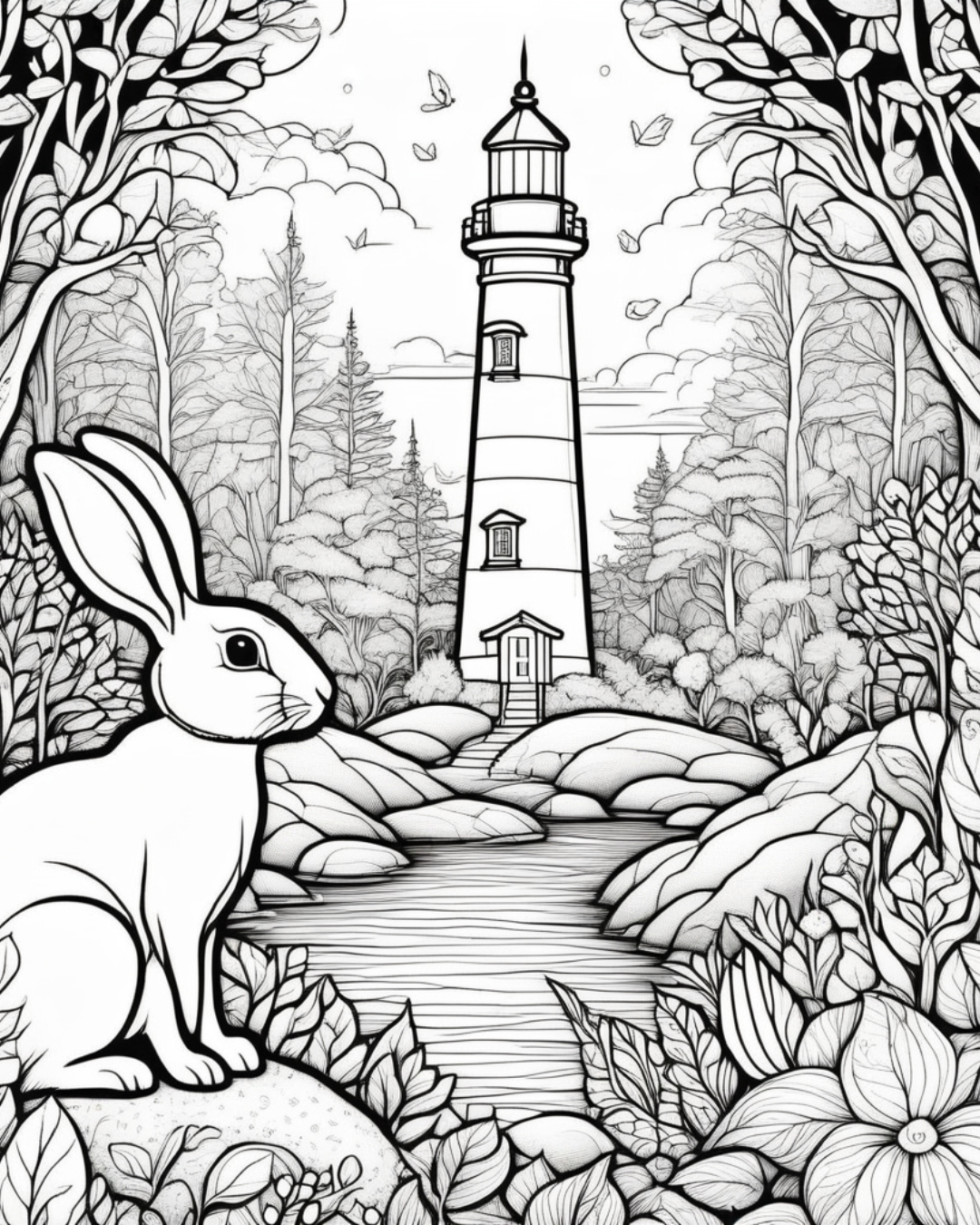 Easter Coloring Page - FREE PDF Download
