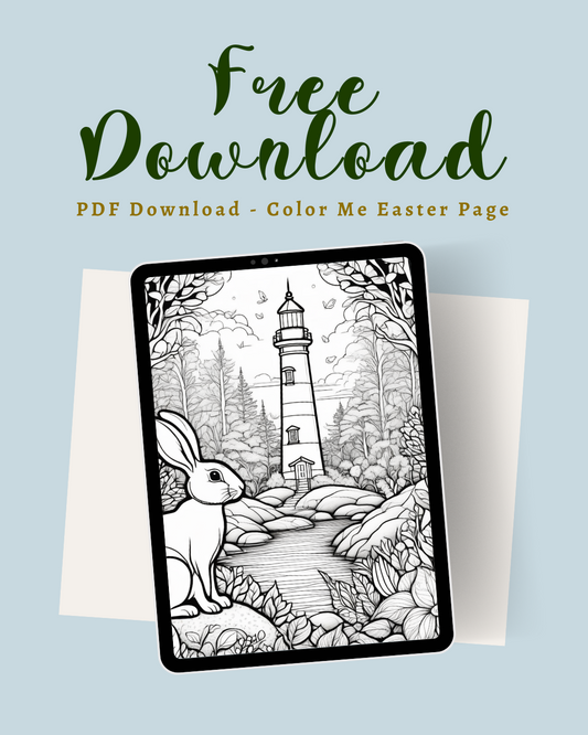 Easter Coloring Page - FREE PDF Download